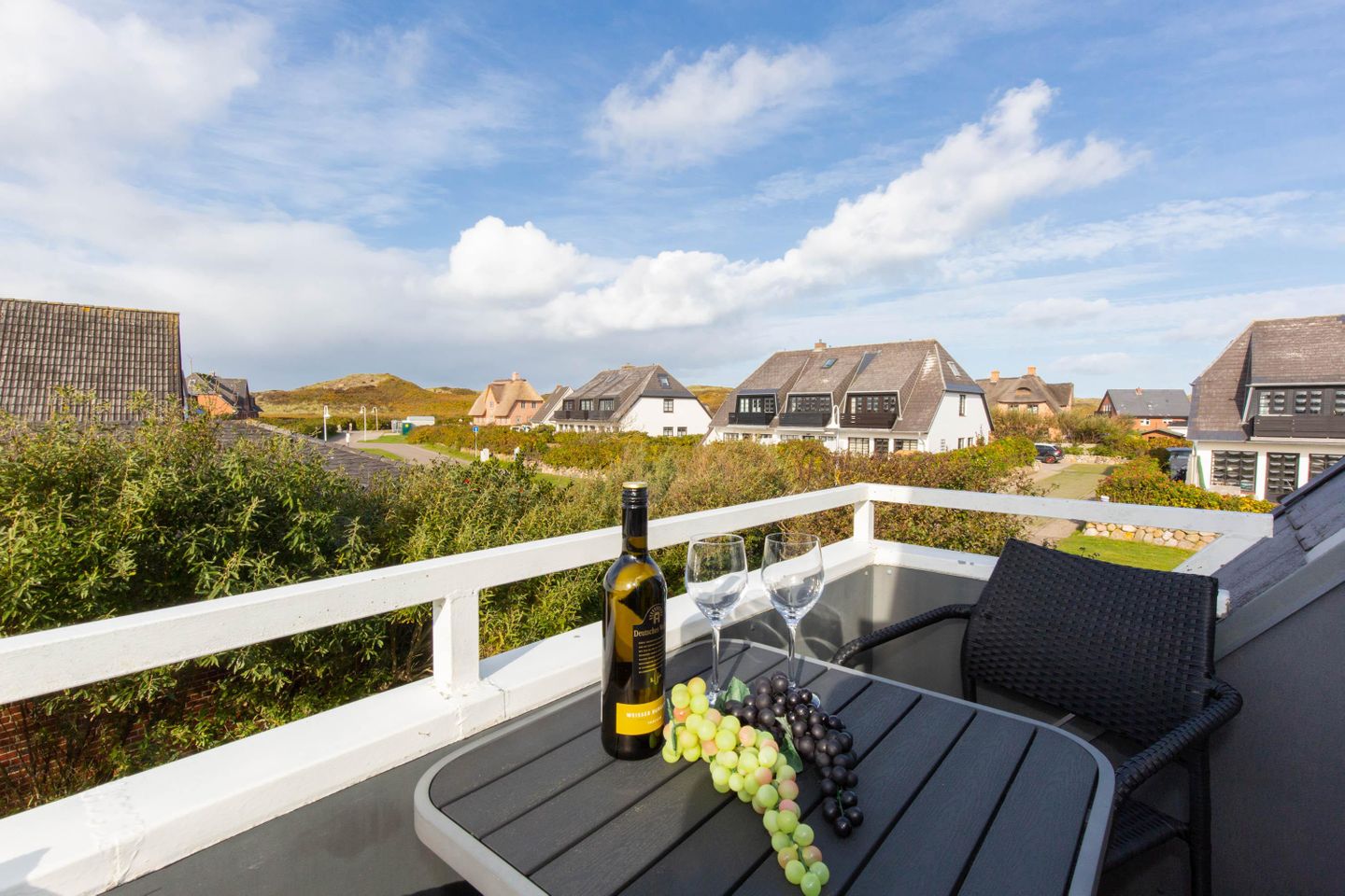  Dünenrand App. 05 Dünental 1 B Wenningstedt - Balkon