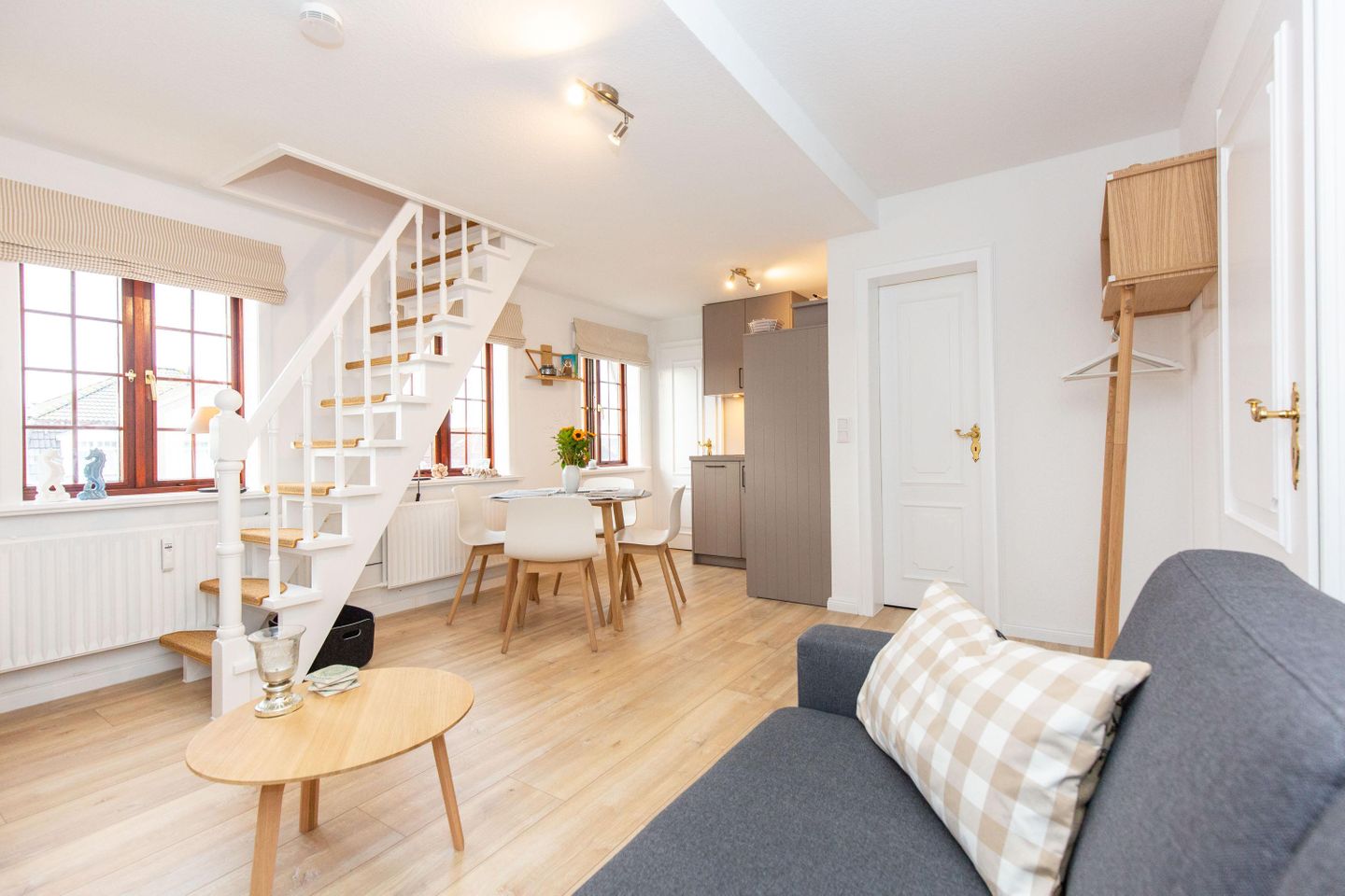  Albatros App. Klaar Kiming Berthin-Bleeg-Strasse 18 Wenningstedt - Wohnzimmer