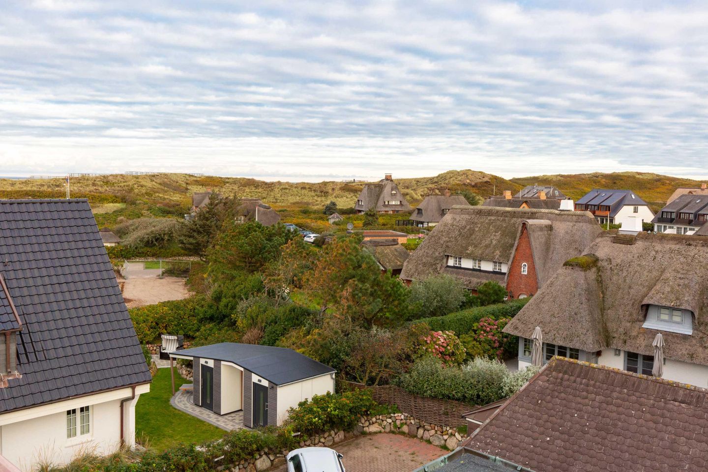  Albatros App. Klaar Kiming Berthin-Bleeg-Strasse 18 Wenningstedt - Gartenblick