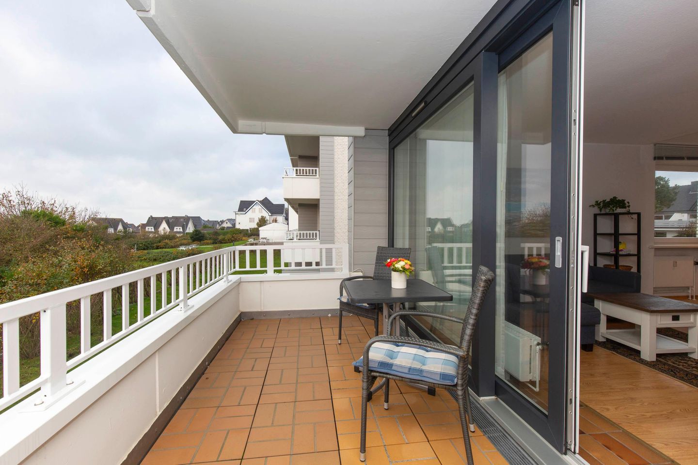  Calma App. 08 Strandstrasse 5 Wenningstedt - Balkon