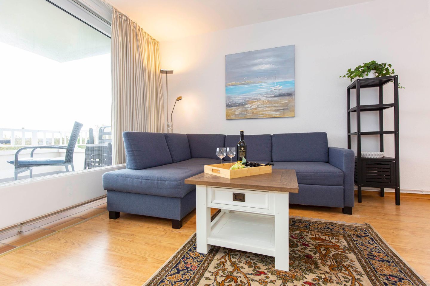  Calma App. 08 Strandstrasse 5 Wenningstedt - Wohnzimmer