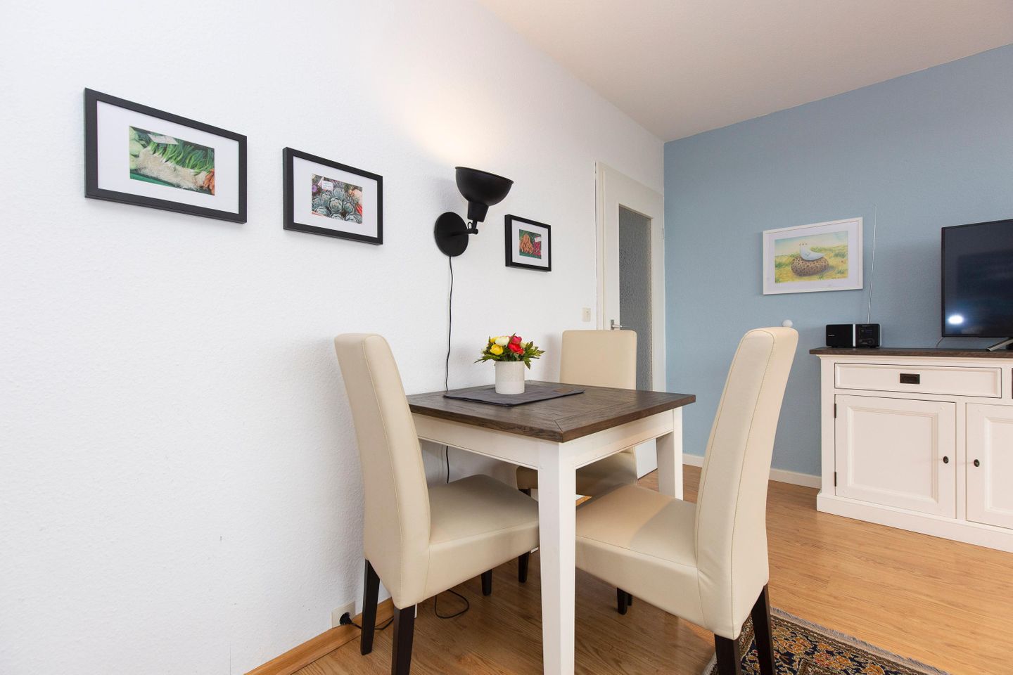  Calma App. 08 Strandstrasse 5 Wenningstedt - Wohnzimmer