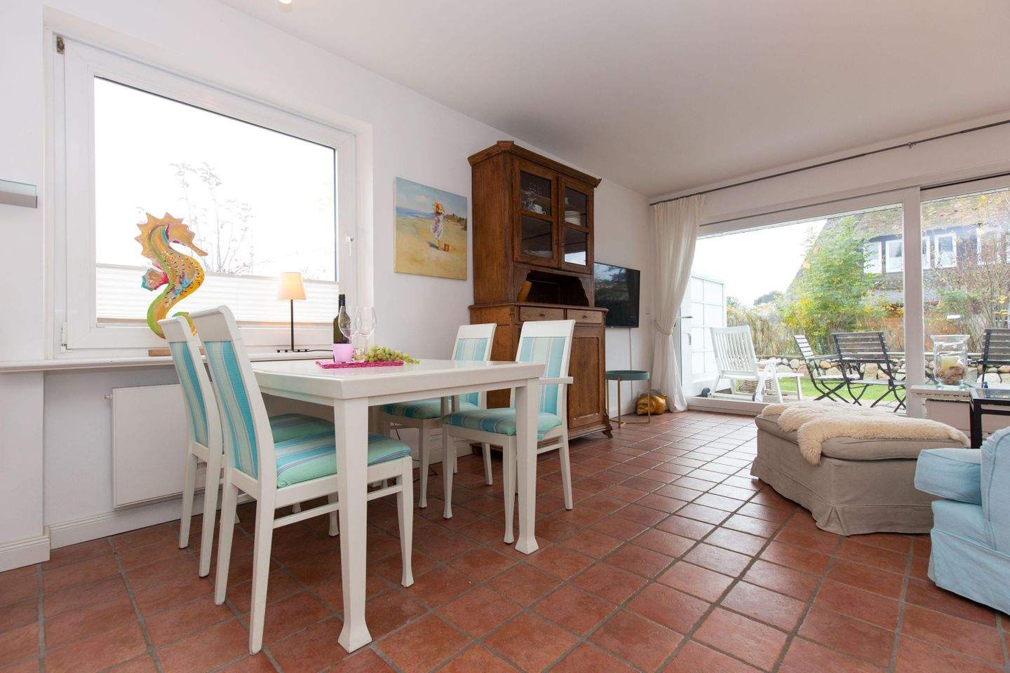 Cornelius App. 09 Feldmarkstr. 12 B Wenningstedt - Wohnzimmer