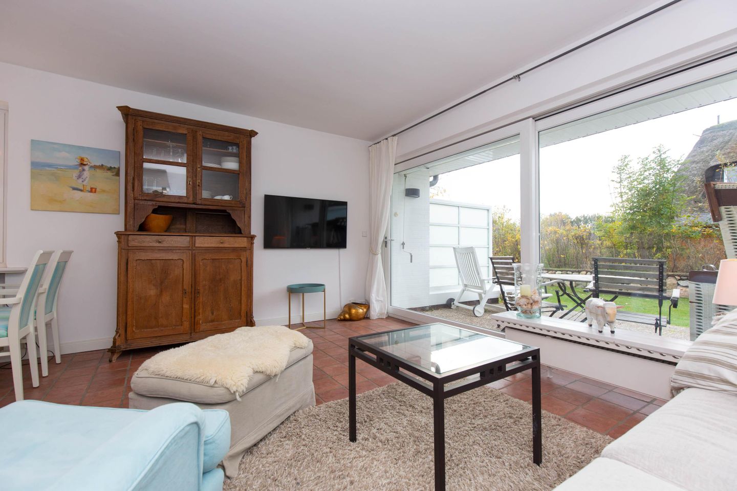 Cornelius App. 09 Feldmarkstr. 12 B Wenningstedt - Wohnzimmer