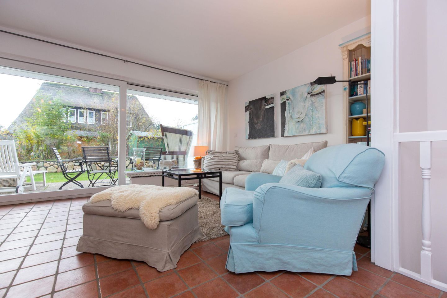 Cornelius App. 09 Feldmarkstr. 12 B Wenningstedt - Wohnzimmer