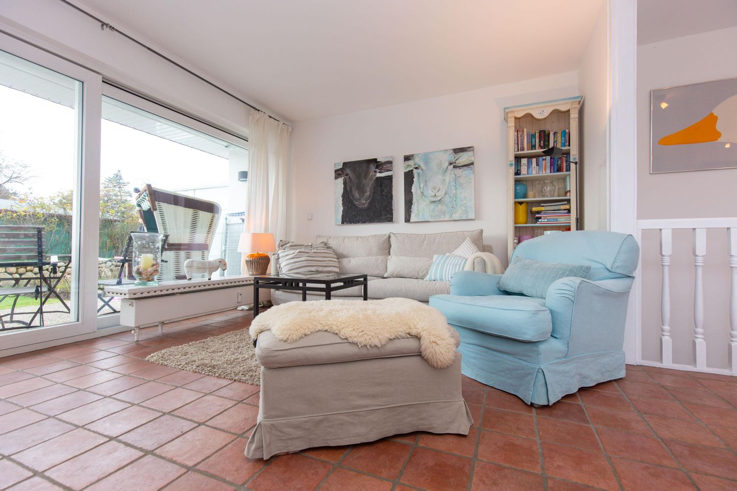 Cornelius App. 09 Feldmarkstr. 12 B Wenningstedt - Wohnzimmer