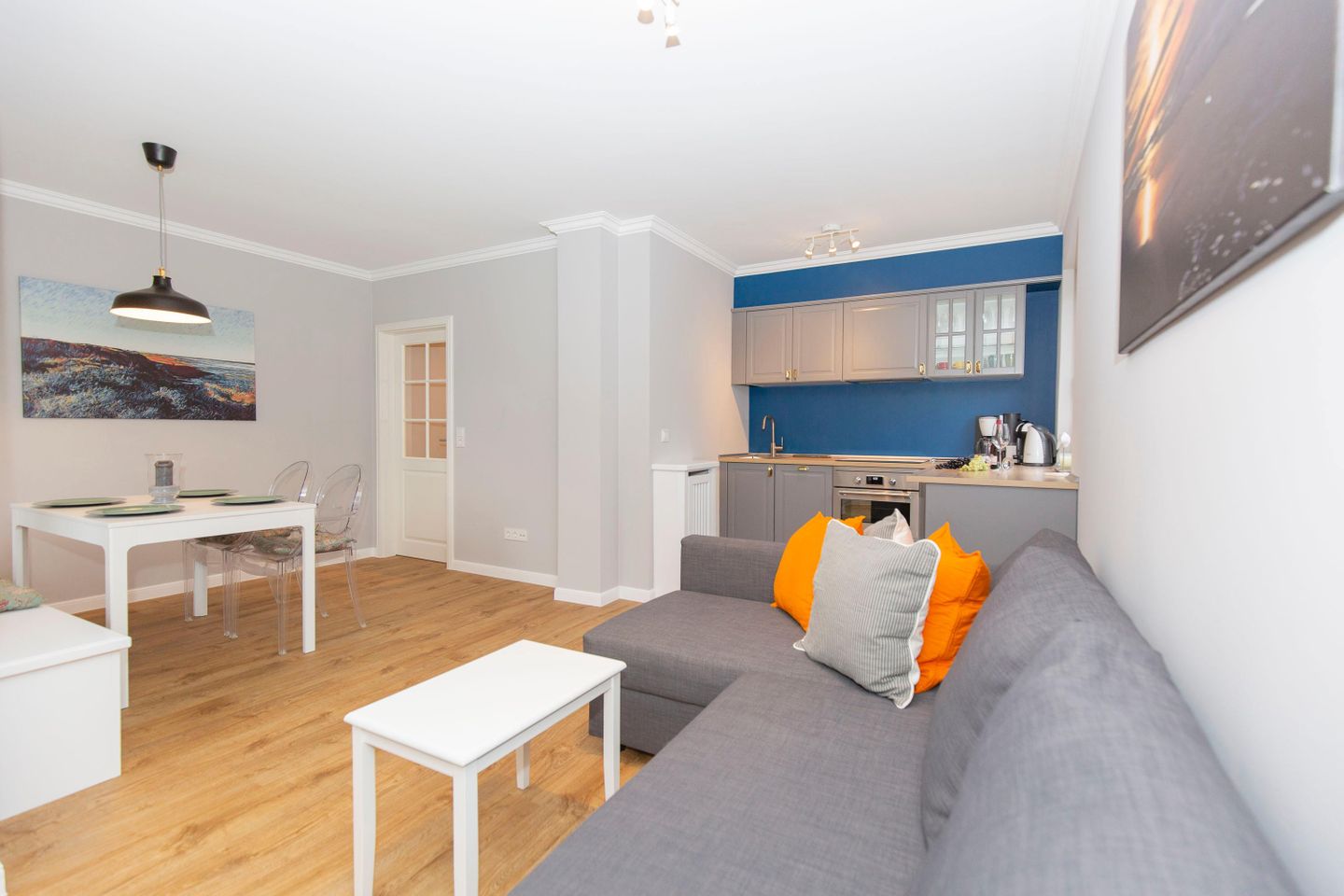  Am Kirchenweg App. 08 Hauptstrasse 13 Wenningstedt - Wohnzimmer