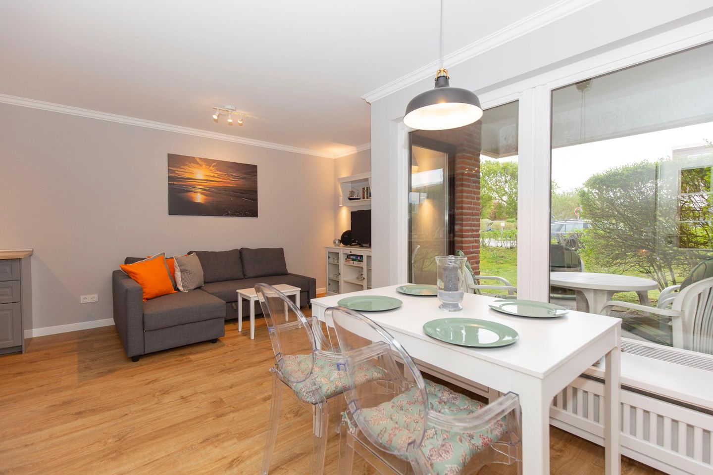  Am Kirchenweg App. 08 Hauptstrasse 13 Wenningstedt - Wohnzimmer