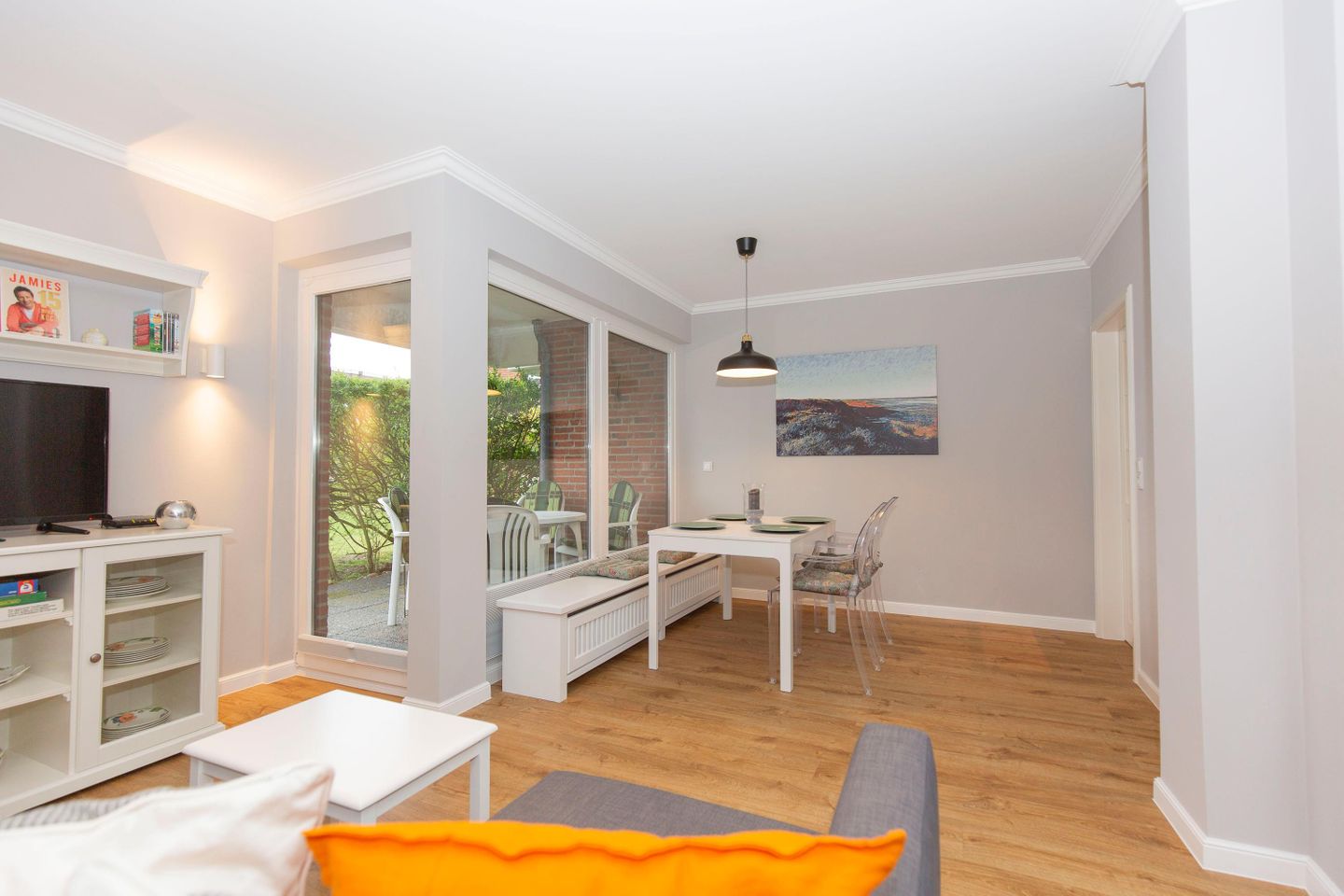  Am Kirchenweg App. 08 Hauptstrasse 13 Wenningstedt - Wohnzimmer