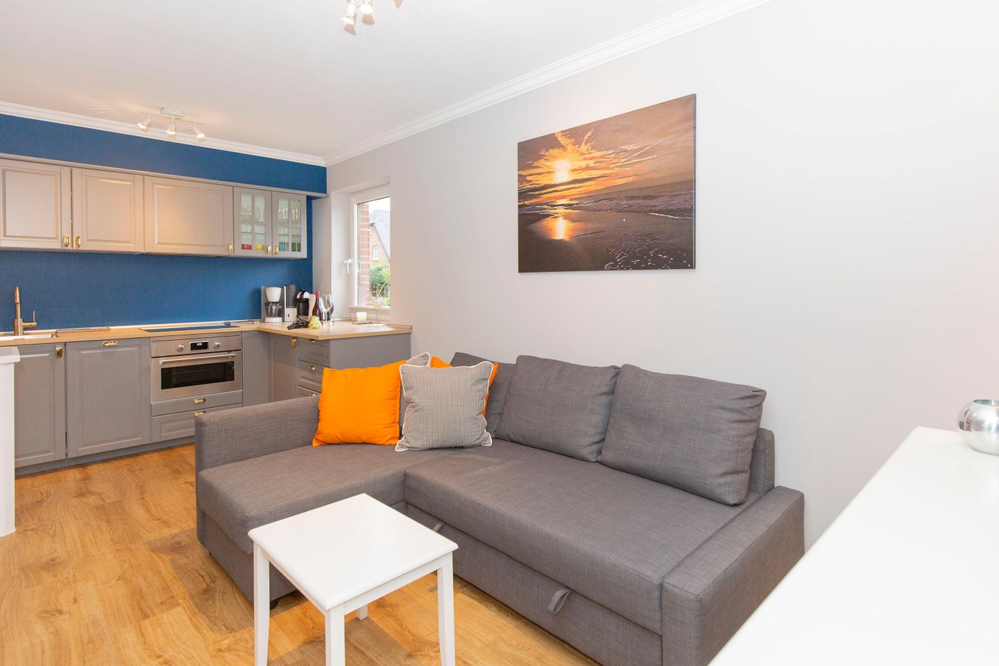  Am Kirchenweg App. 08 Hauptstrasse 13 Wenningstedt - Wohnzimmer