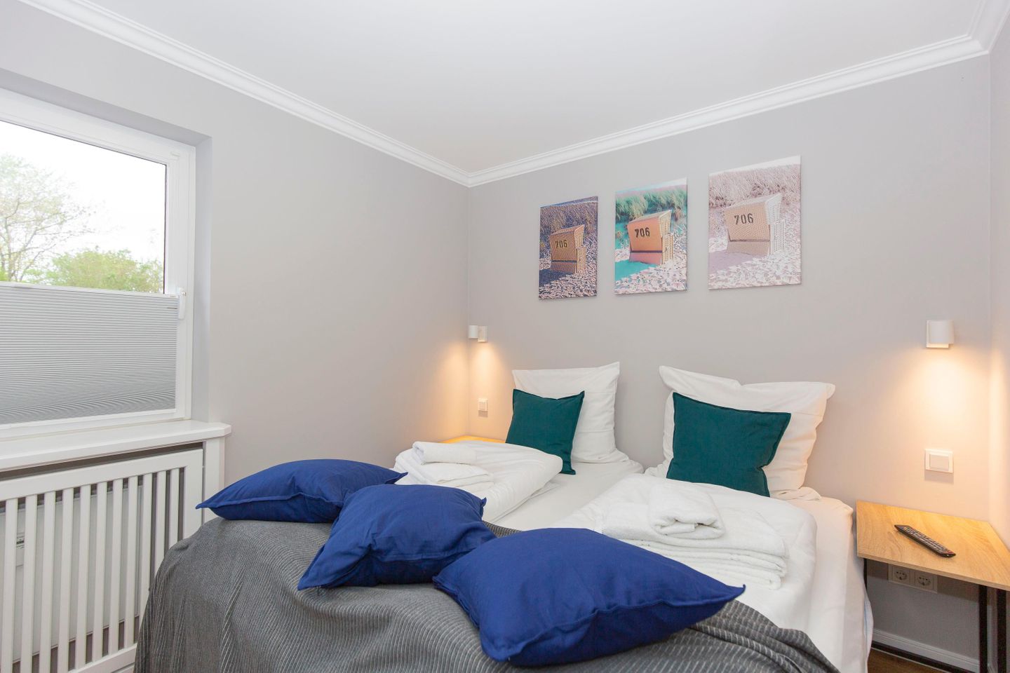  Am Kirchenweg App. 08 Hauptstrasse 13 Wenningstedt - Schlafzimmer