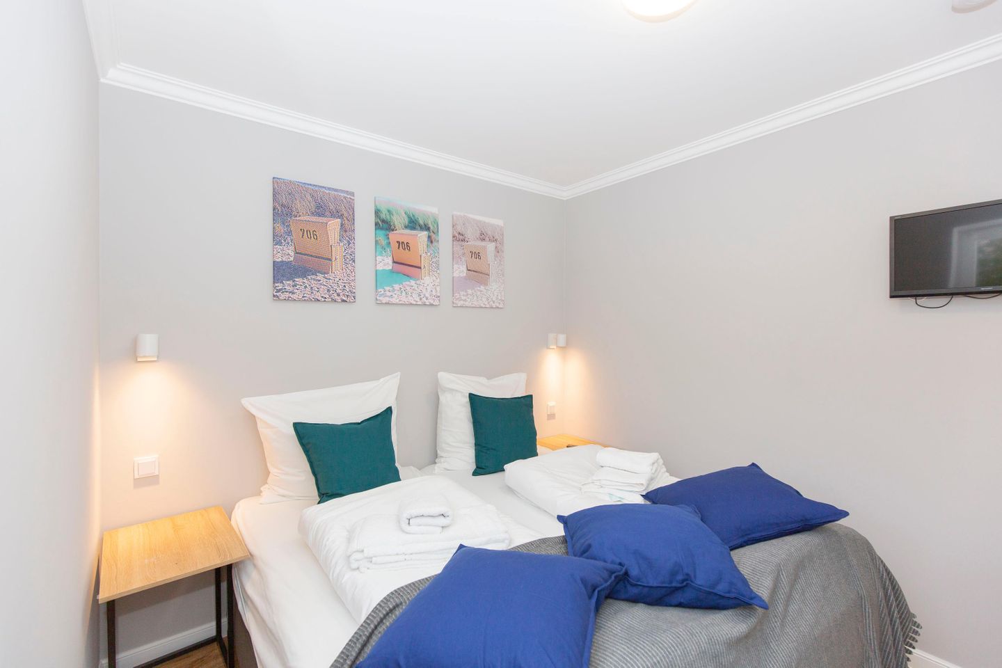  Am Kirchenweg App. 08 Hauptstrasse 13 Wenningstedt - Schlafzimmer