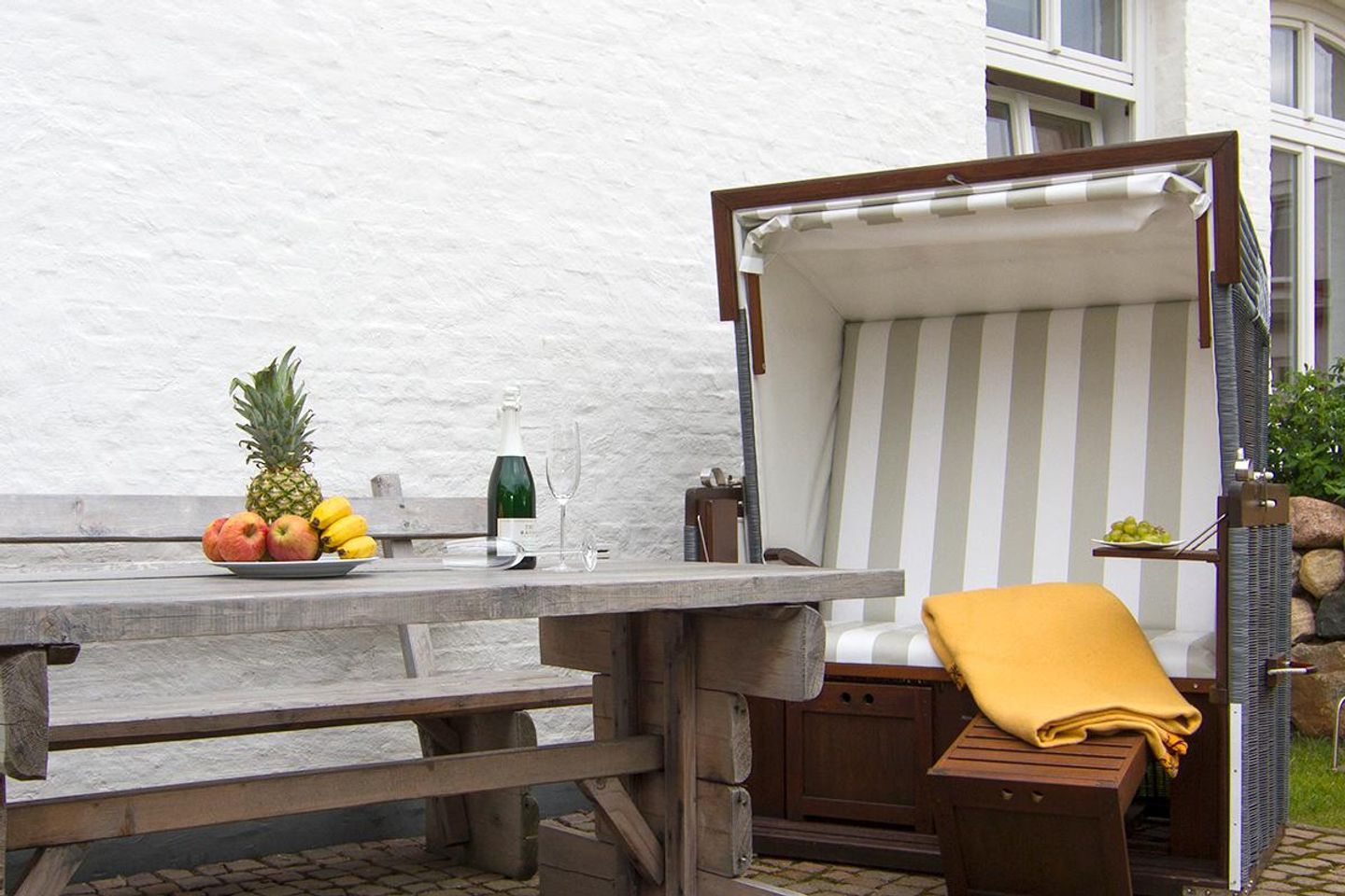  Sölring Hüs No.1 App. 01 Westerstrasse 22 Wenningstedt - Terrasse