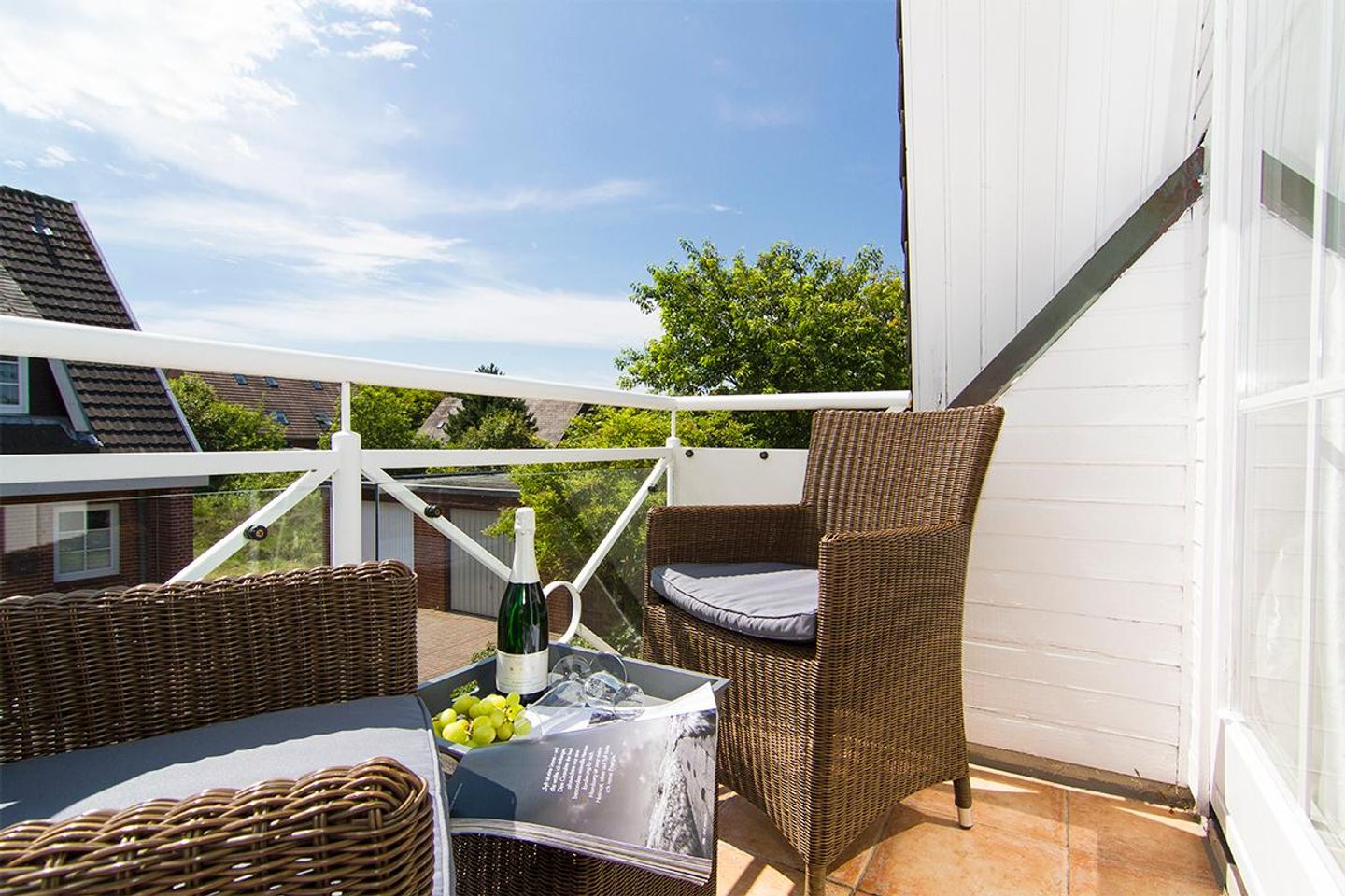 Hanseat App. 05 Osterweg 52 Wenningstedt - Balkon