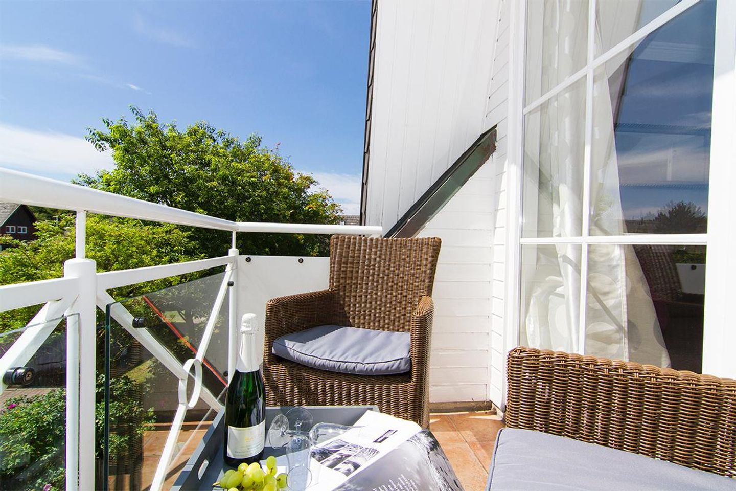 Hanseat App. 05 Osterweg 52 Wenningstedt - Balkon