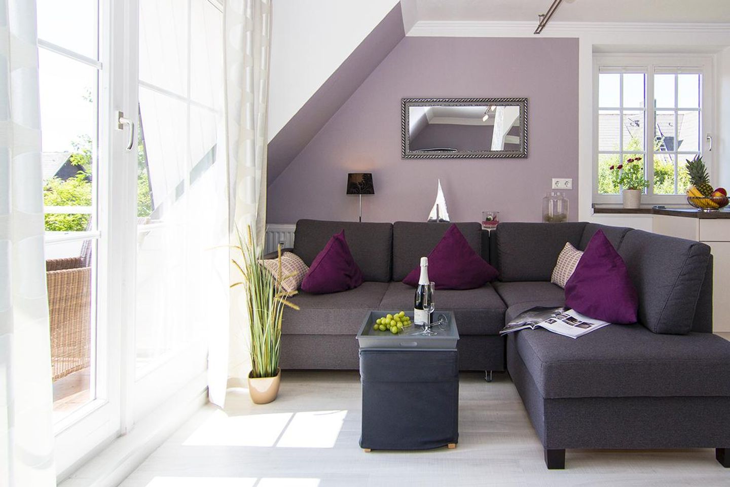 Hanseat App. 05 Osterweg 52 Wenningstedt - Wohnzimmer