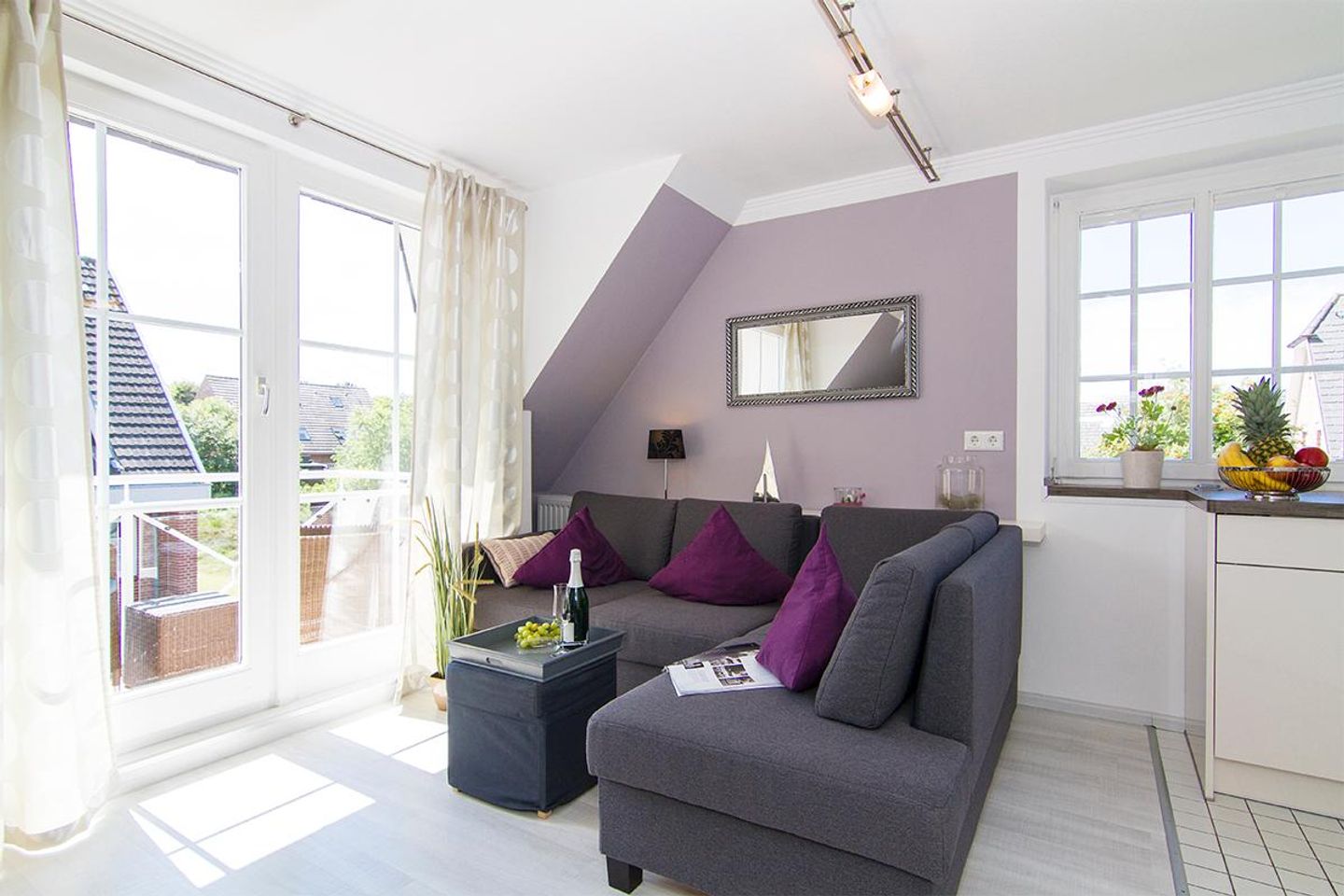 Hanseat App. 05 Osterweg 52 Wenningstedt - Wohnzimmer