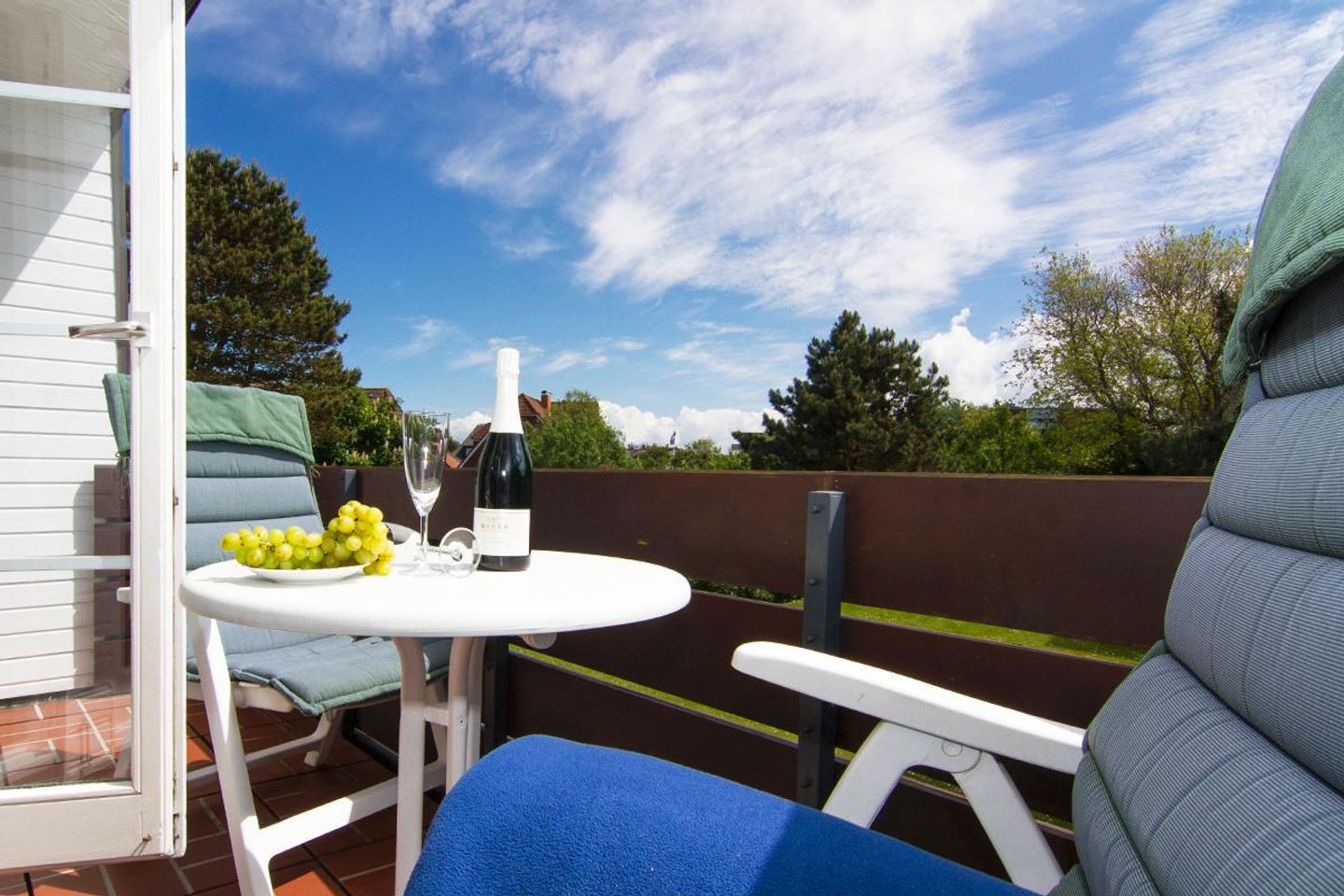 Friesenhaus am Dorfteich App. 06 Kirchenweg 2 Wenningstedt - Balkon