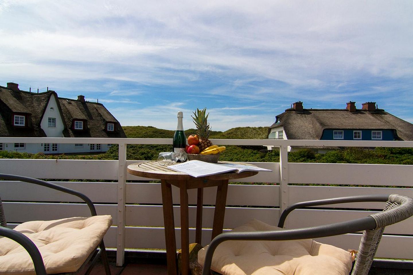  In der Düne App. 02 Dünenstrasse 3 B Wenningstedt - Balkon