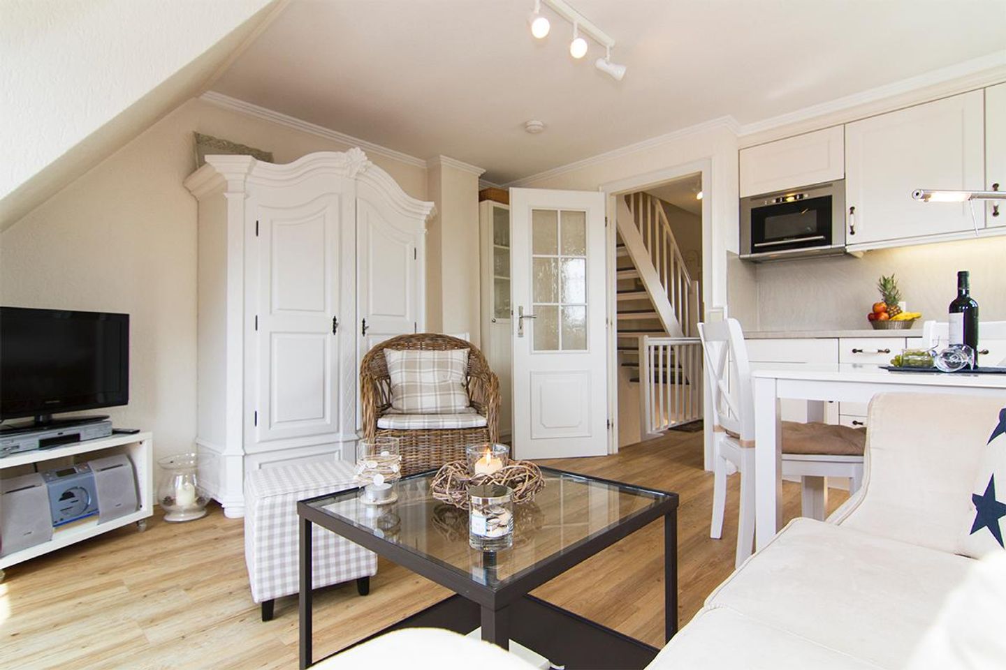  In der Düne App. 02 Dünenstrasse 3 B Wenningstedt - Wohnzimmer