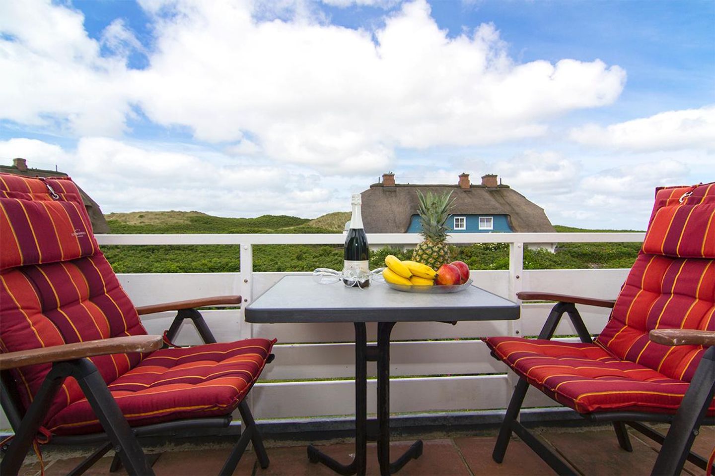 In der Düne App. 05 Dünenstrasse 3 E Wenningstedt - Balkon