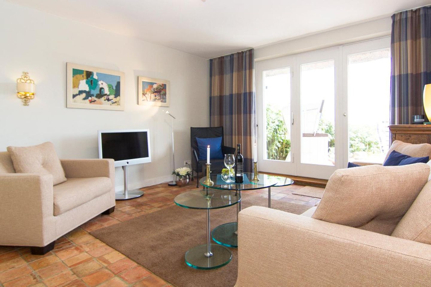  Norderhof App. 02 Kurhausstrasse 39 Kampen - Wohnzimmer