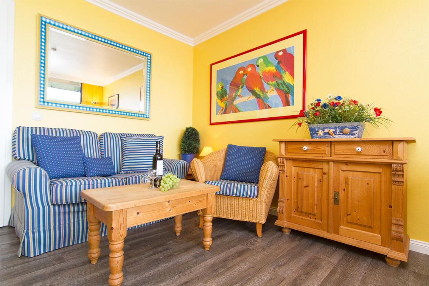  Wattenblick II App. 34 Mellhörn 51 List - Wohnzimmer