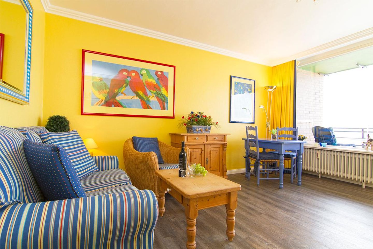  Wattenblick II App. 34 Mellhörn 51 List - Wohnzimmer