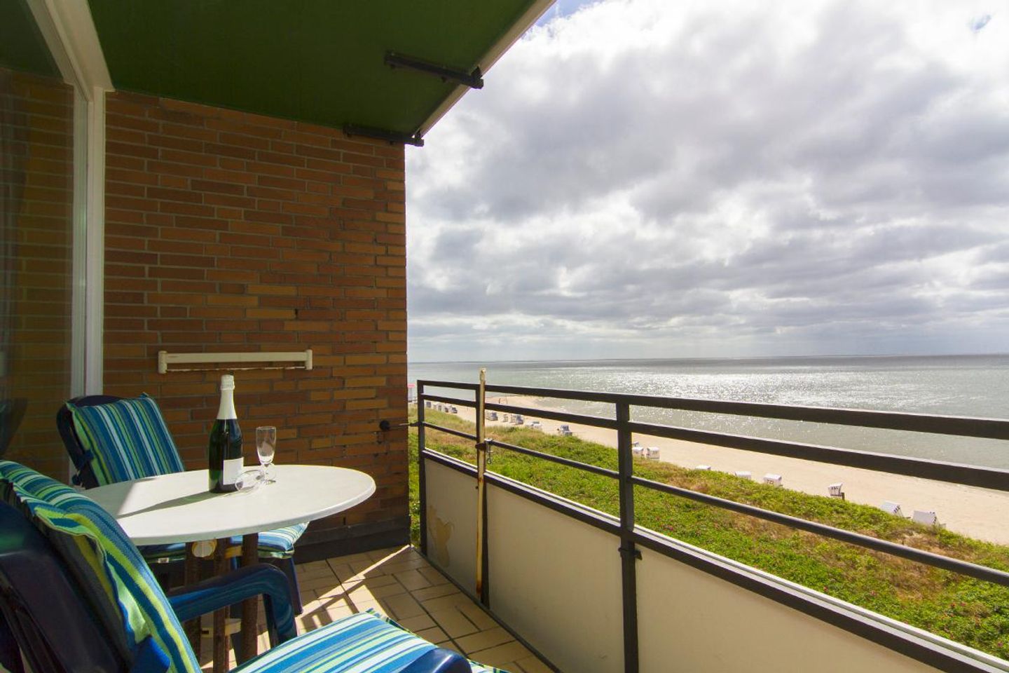  Wattenblick II App. 34 Mellhörn 51 List - Balkon