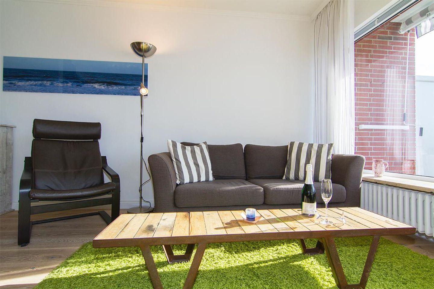  App. Strandgut Seestrasse 4 B Wenningstedt - Wohnzimmer