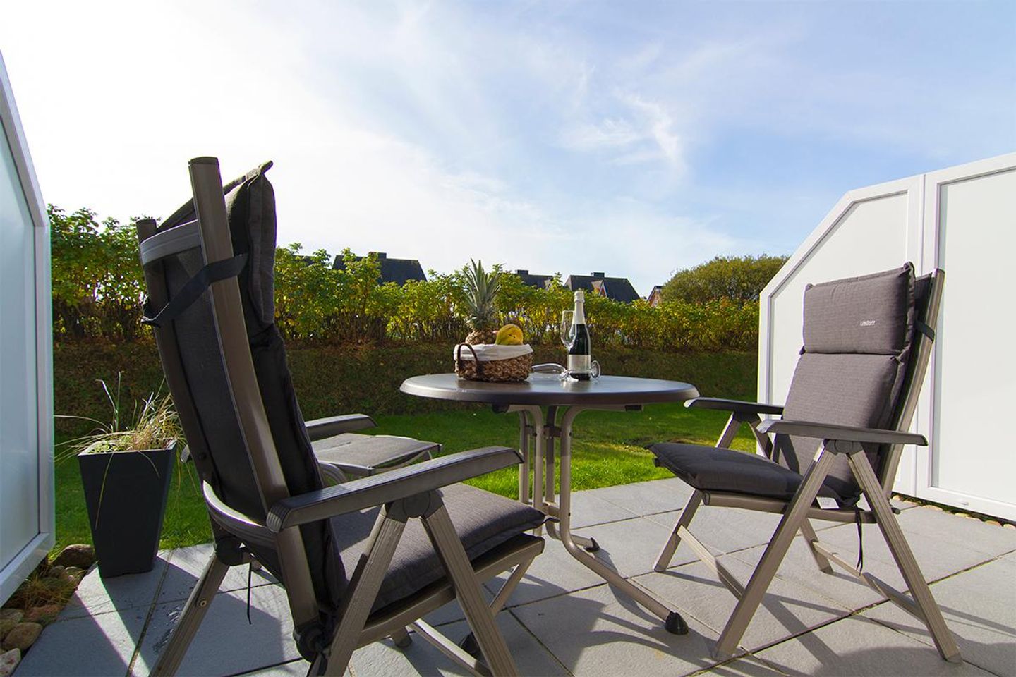  App. Strandgut Seestrasse 4 B Wenningstedt - Terrasse