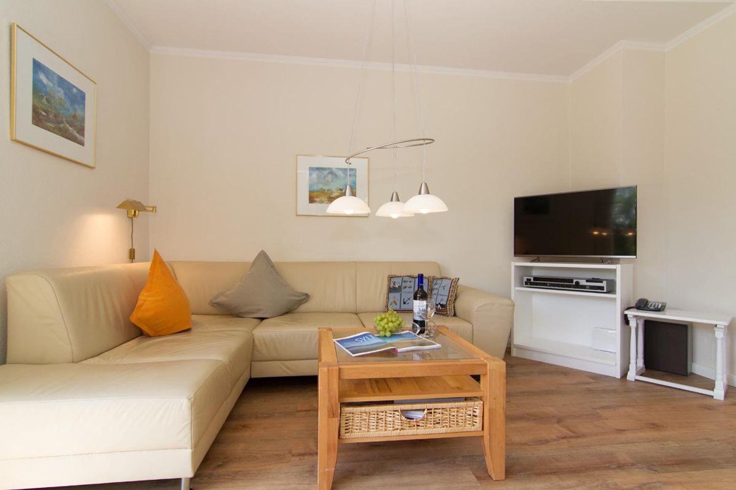  Stefanie App. 02 Hauptstrasse 20 Wenningstedt - Wohnzimmer