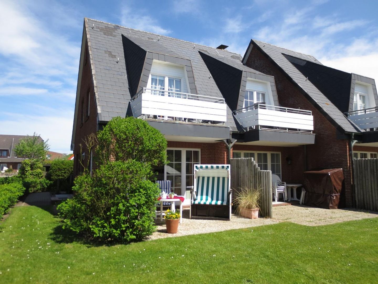  Haus Mittelweg App. 03 Mittelweg 9 Wenningstedt - Terrasse