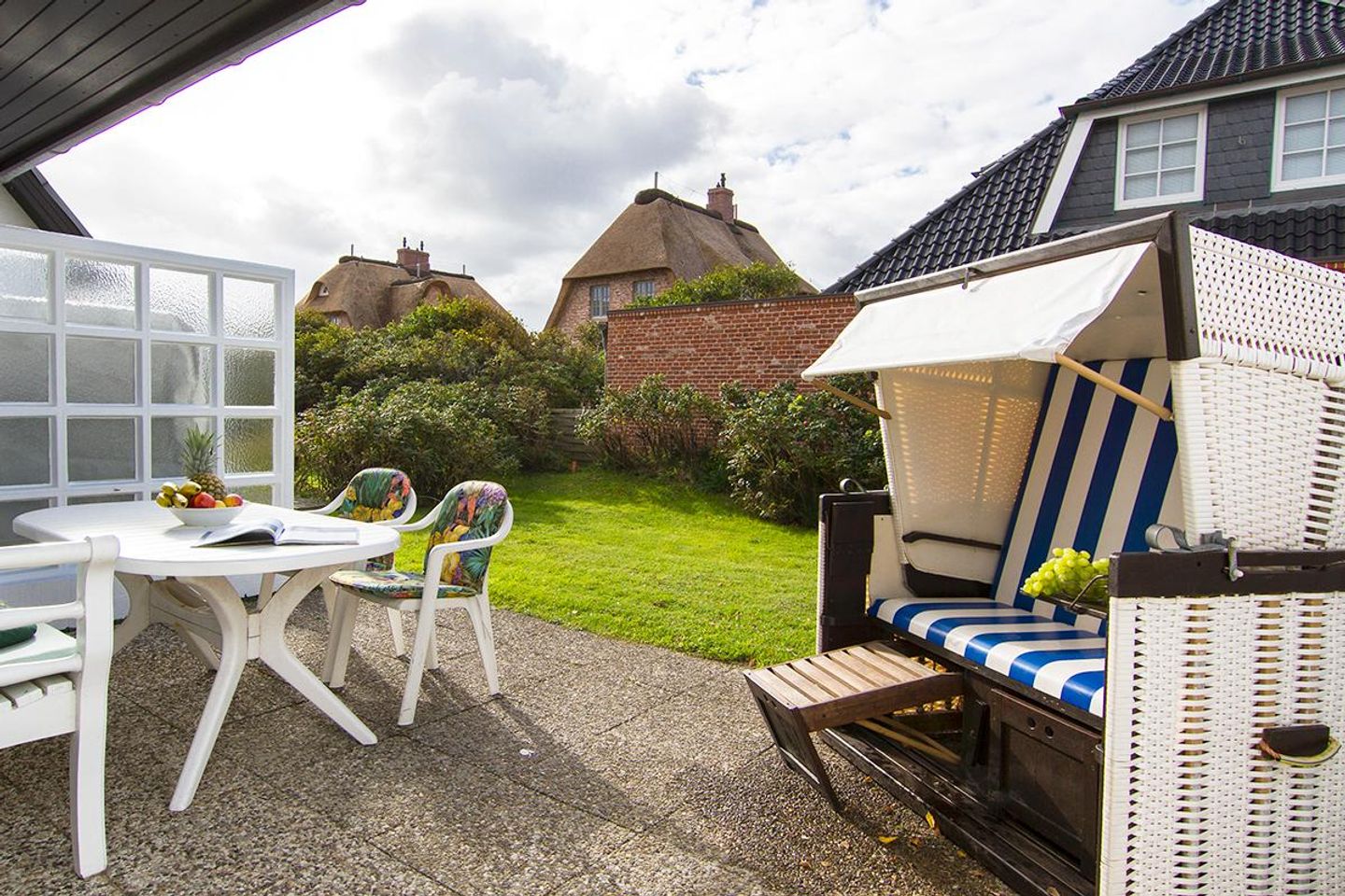 Constanze App. 48 Seedüne 19 Wenningstedt - Terrasse