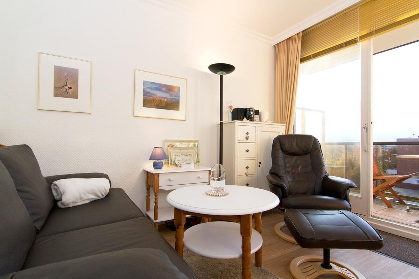  Kampwai App. 10 Kampener Weg 2 A Wenningstedt - Wohnzimmer