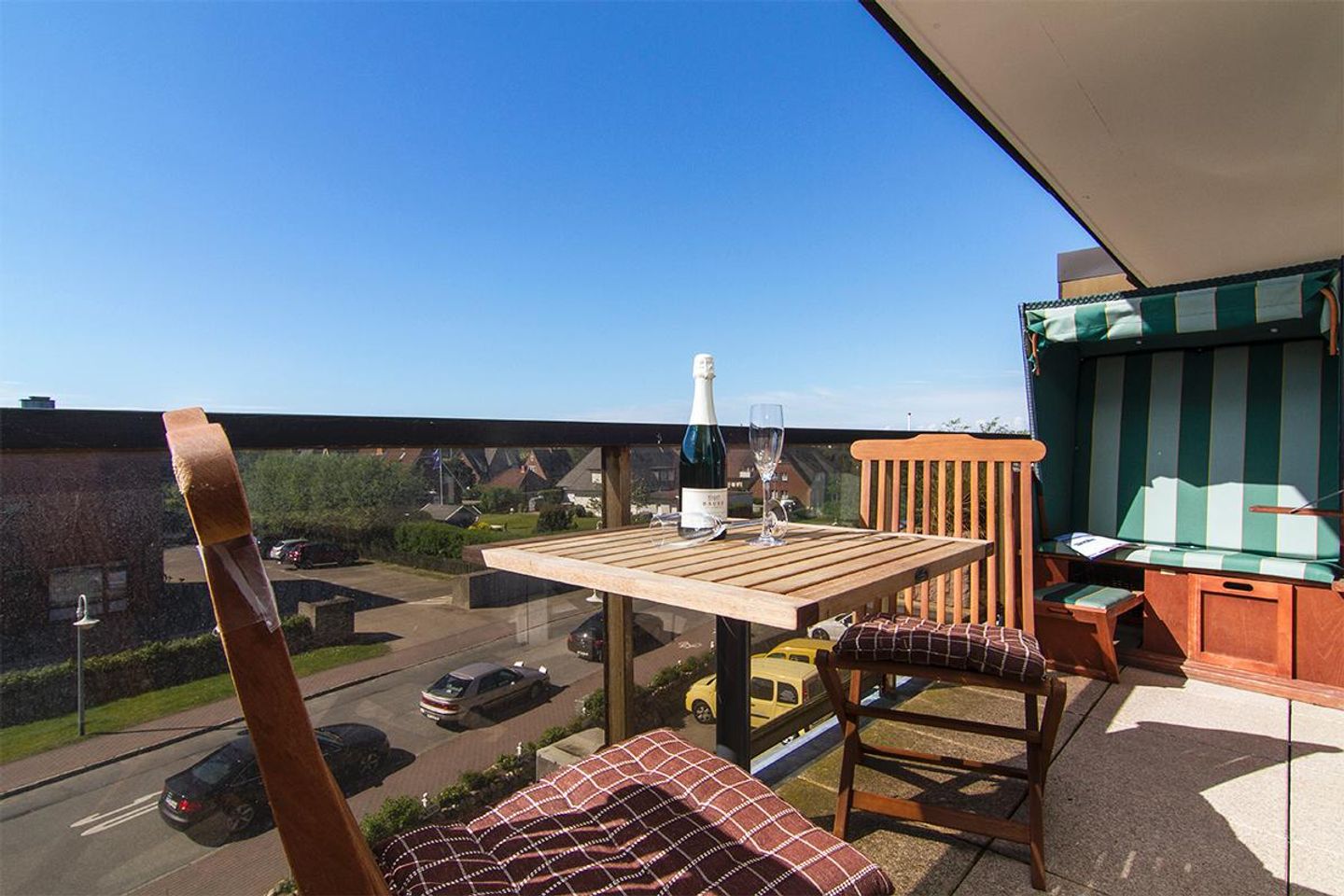  Kampwai App. 10 Kampener Weg 2 A Wenningstedt - Balkon