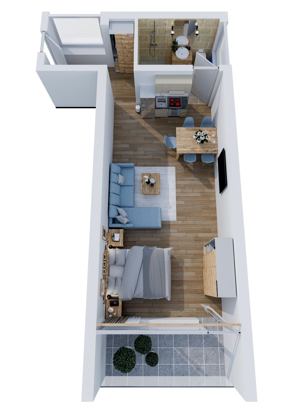 Smart Resorts Haus Brilliant Ferienwohnung 610 Winterberg - Ground plan