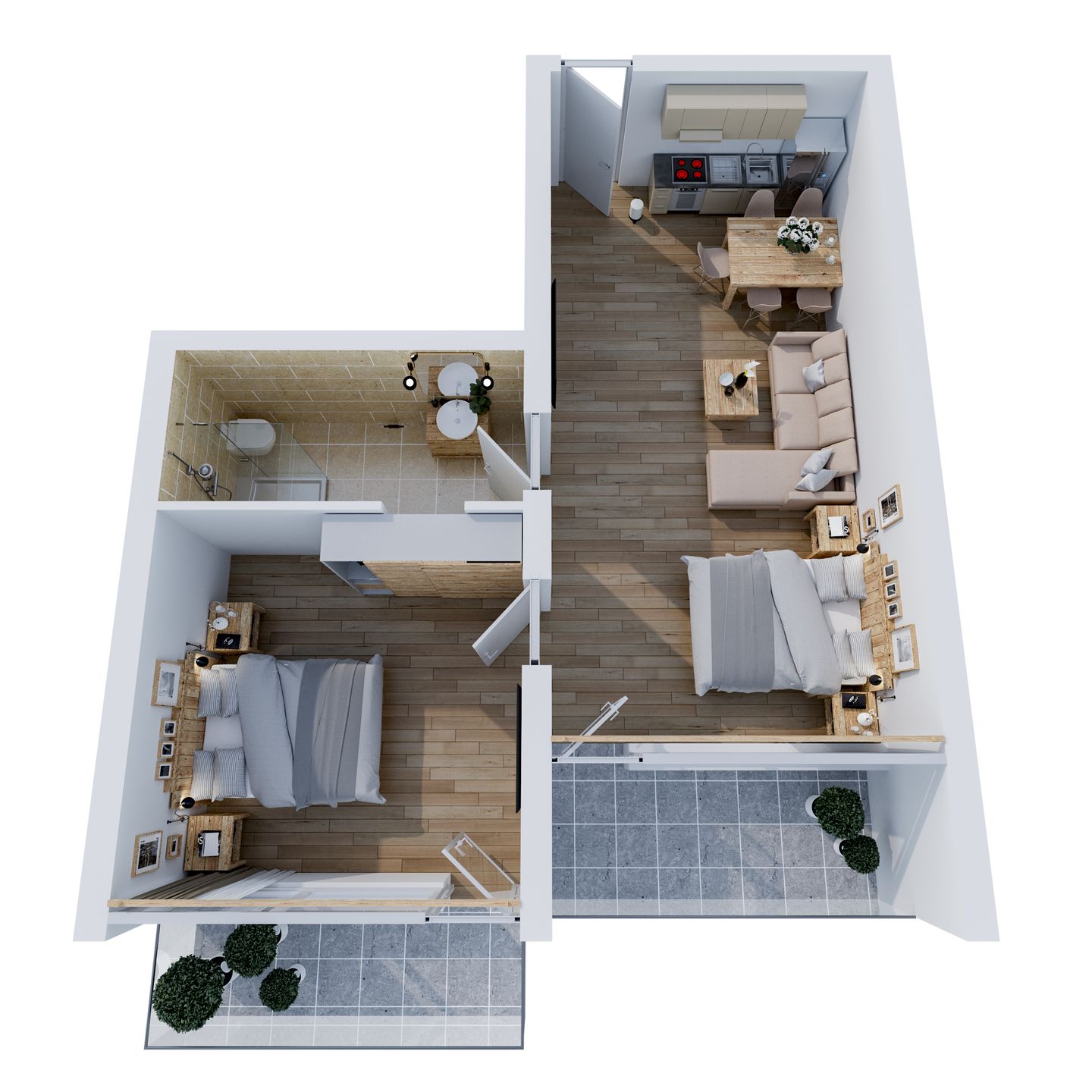 Smart Resorts Haus Brilliant Ferienwohnung 603 Winterberg - Grundriss