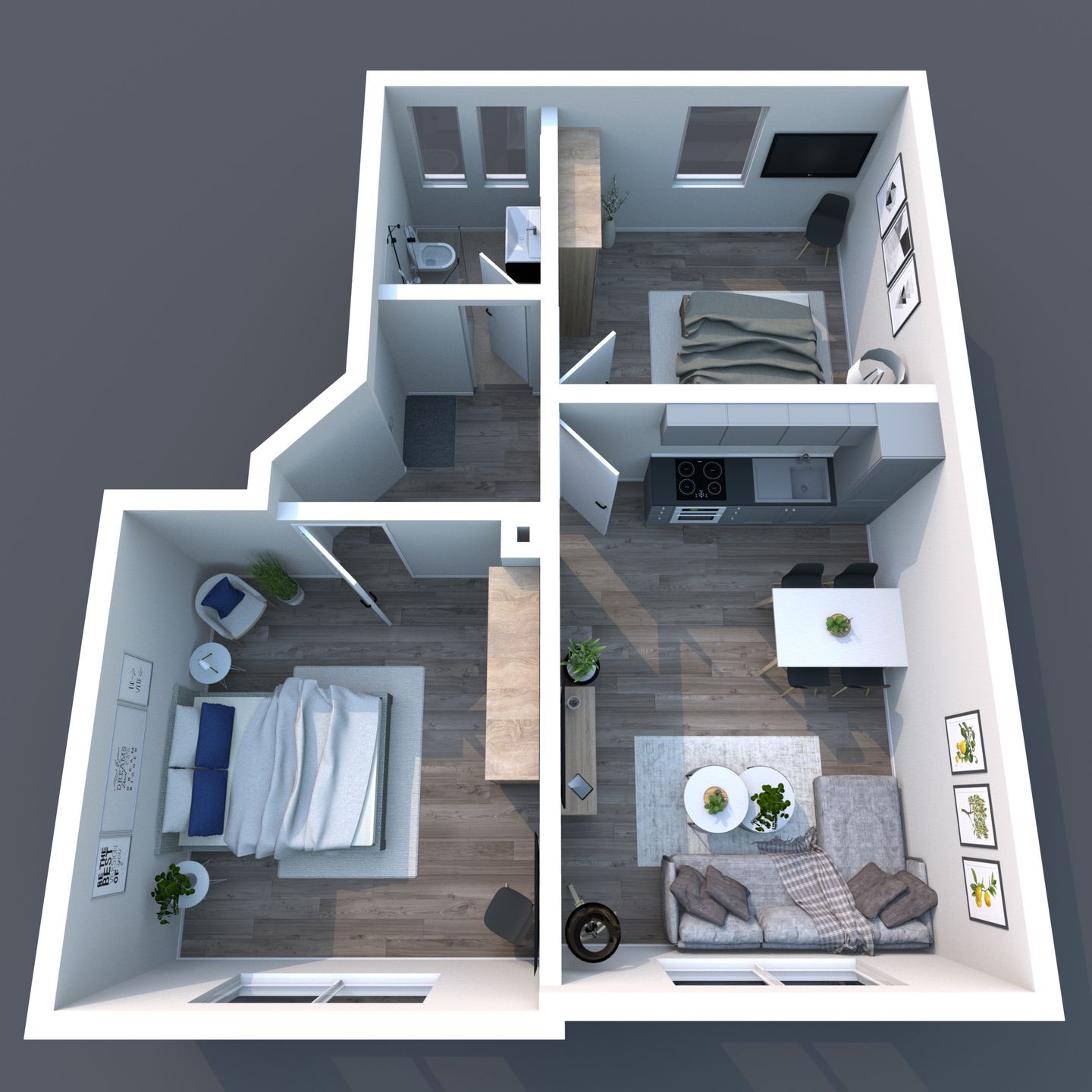Smart Resorts Haus Jade MaNiTo - Ferienwohnung 202 Winterberg - Grundriss