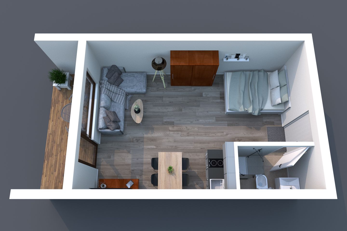 Smart Resorts Haus Rubin Ferienwohnung 102 Winterberg - Züschen - -img.tag.floorplan-