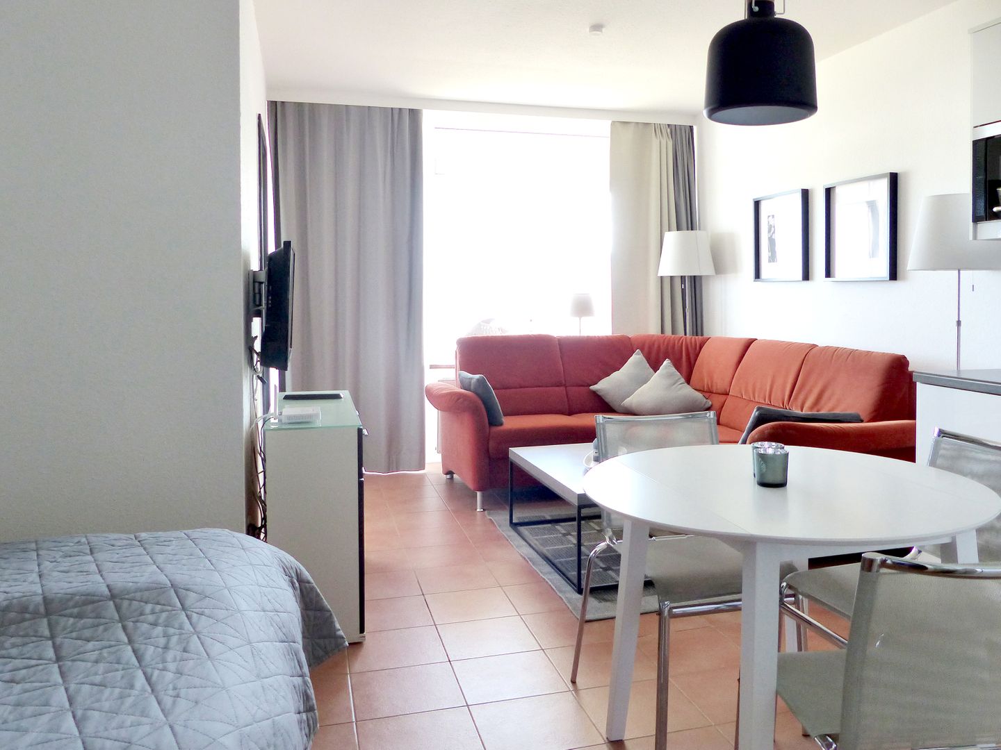 Kaiserhof Apartment 781, Typ H  - Wohnzimmer