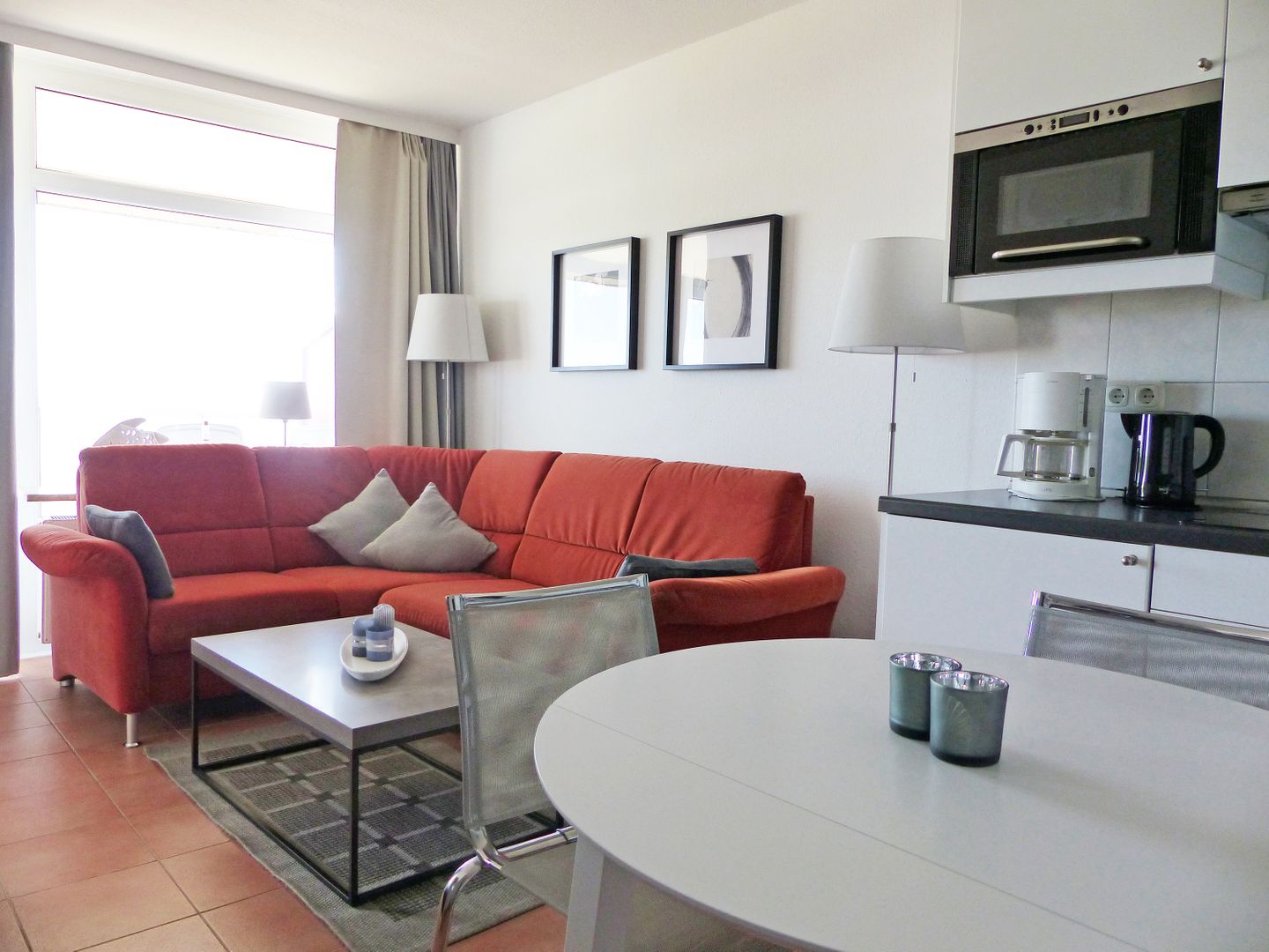 Kaiserhof Apartment 781, Typ H  - Wohnzimmer