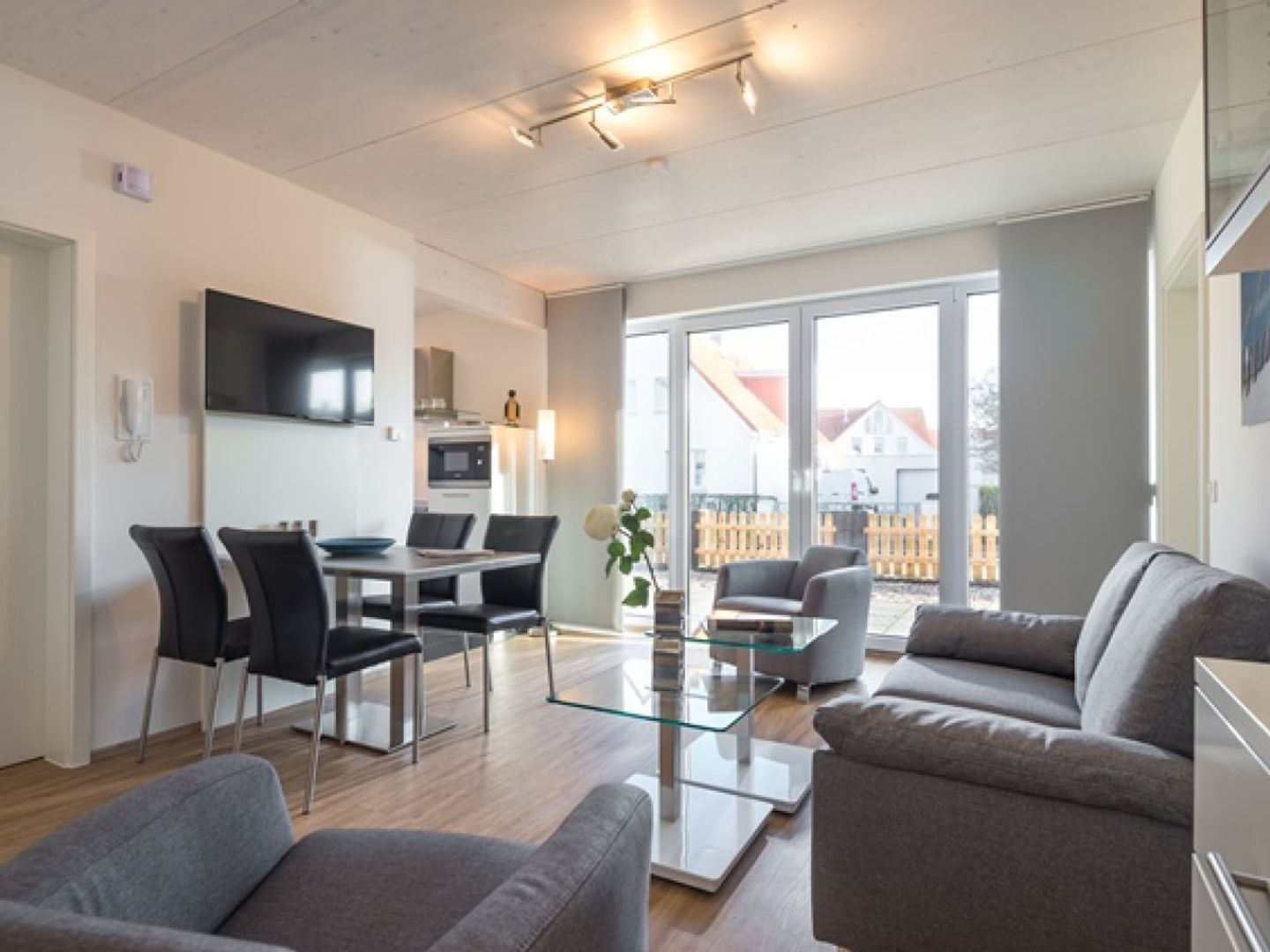  Haus Rike Wohnung 1 Norderney - Wohnzimmer