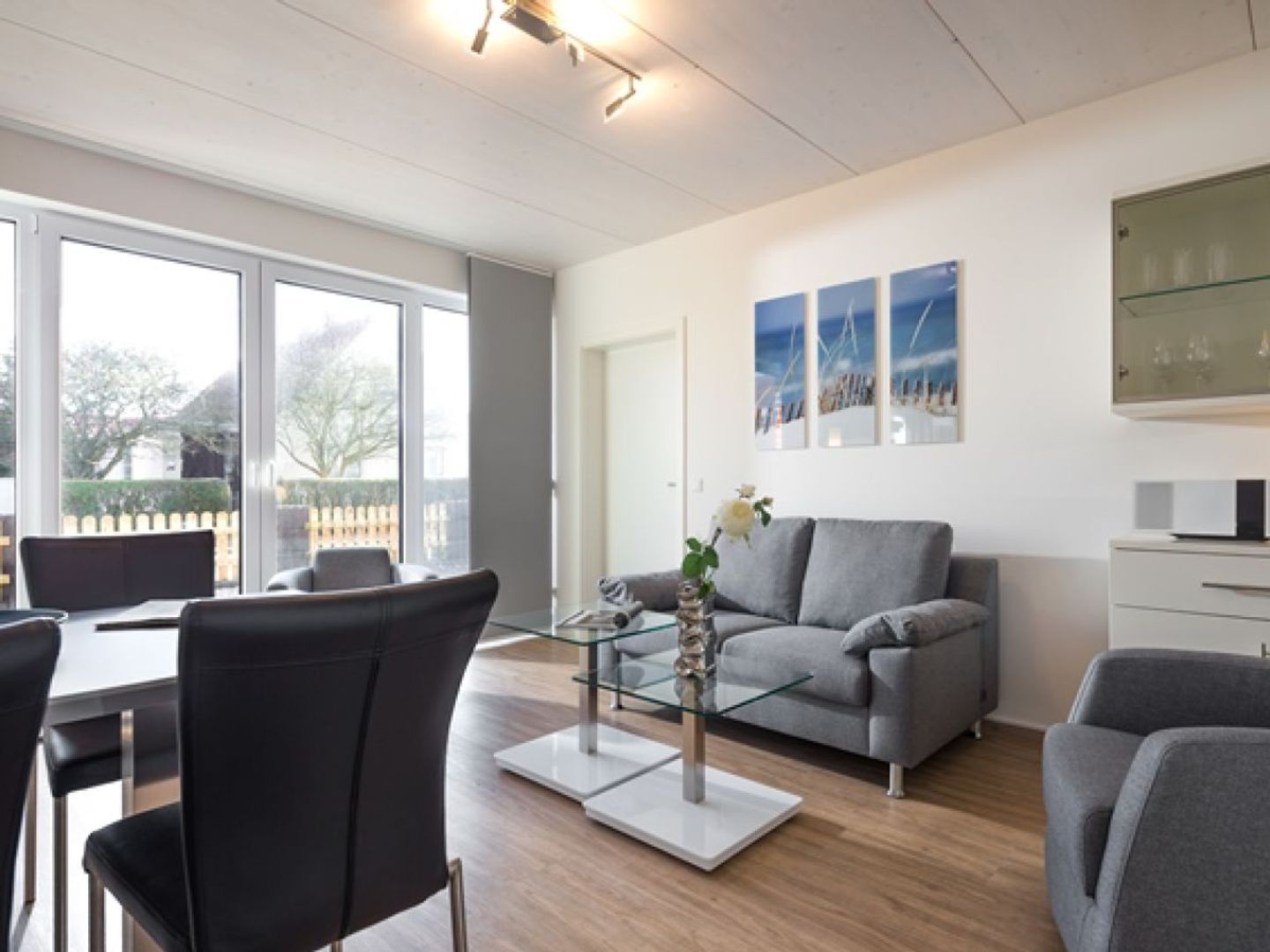  Haus Rike Wohnung 1 Norderney - Wohnzimmer