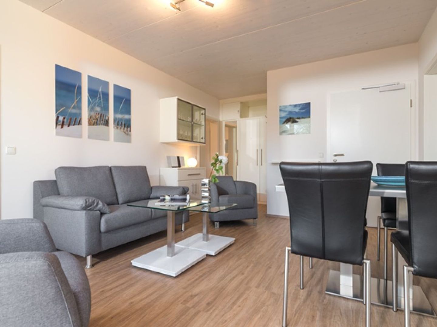  Haus Rike Wohnung 1 Norderney - Wohnzimmer