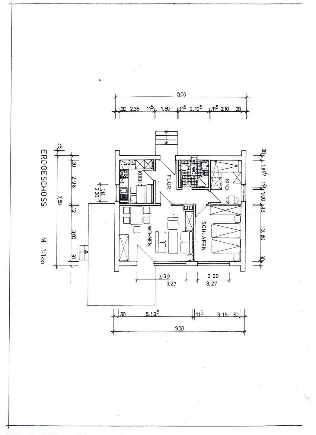  Mühlengrund - Mühlenstr. 35 Wyk auf Föhr - Grundriss