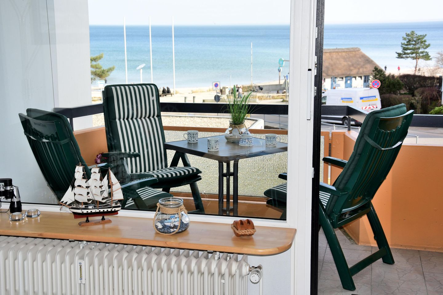 HOF/305 - Berliner Hof - "Scharbeutzer Perle" - Seeblick Scharbeutz - Balkon