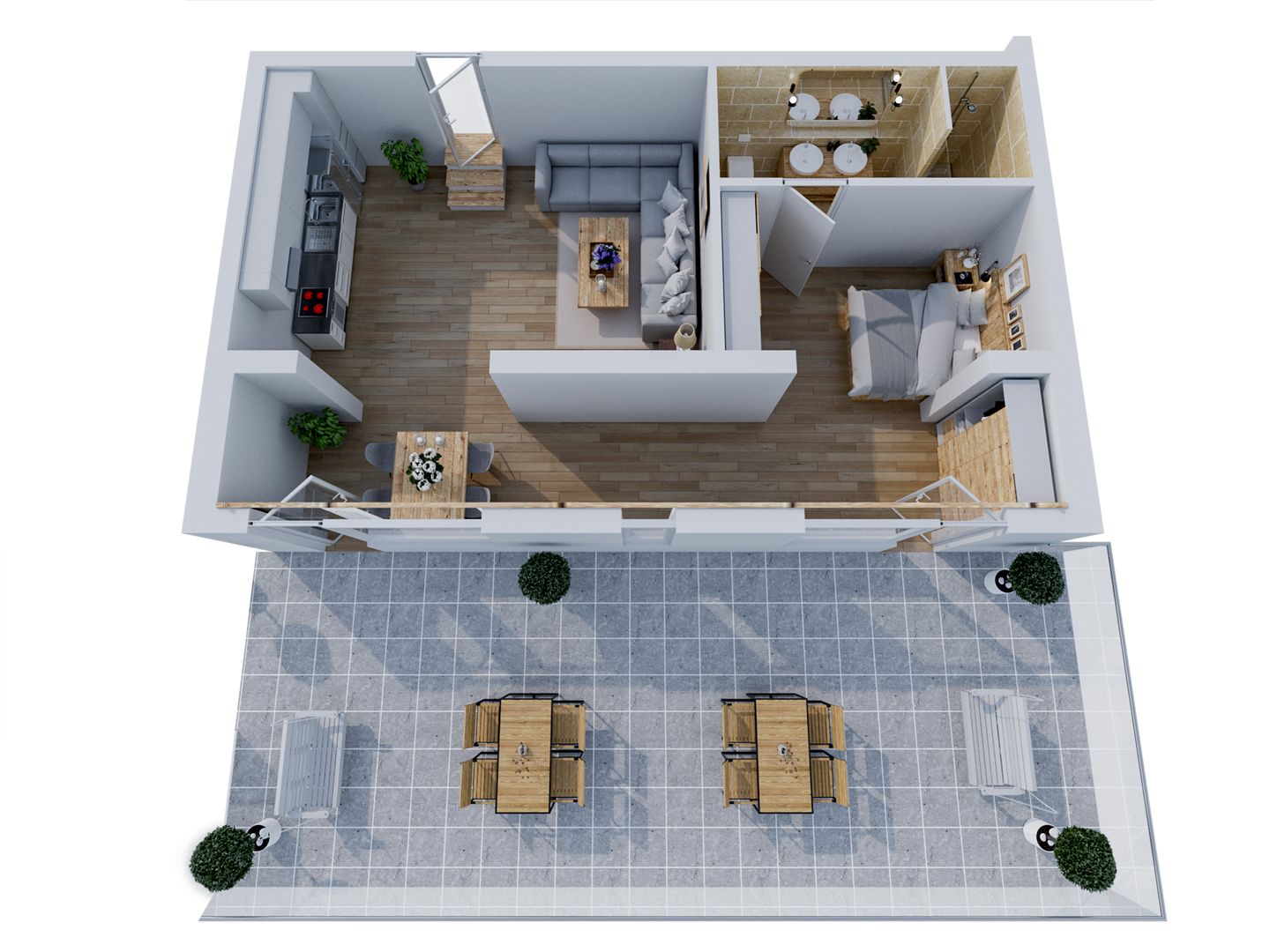 Smart Resorts Haus Diamant Ferienwohnung 706 Winterberg - Grundriss