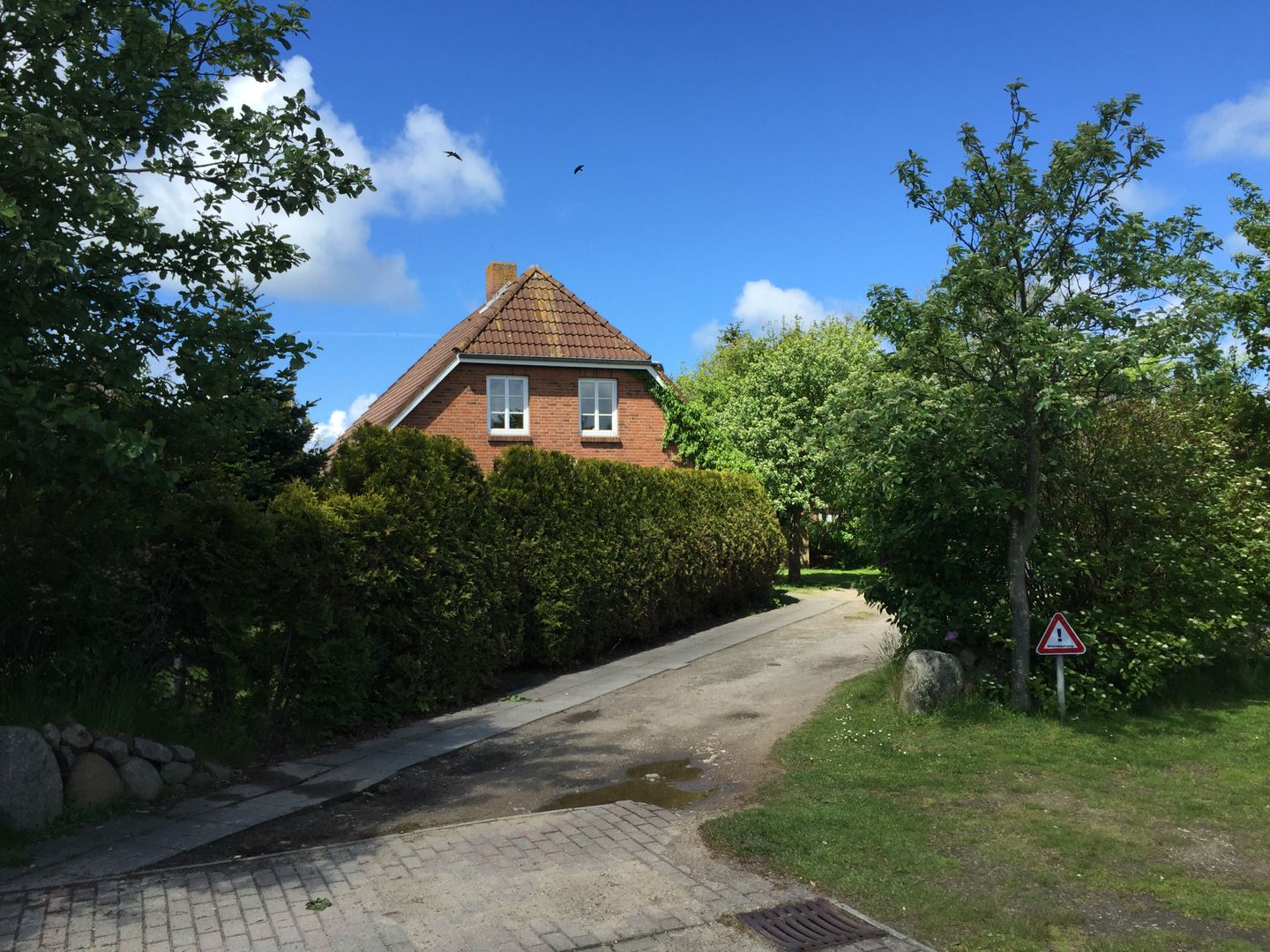  Ferienhaus Ellen, OG Whg.  - Fassade / Eingang