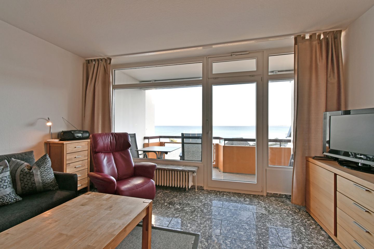HOF/406 - Berliner Hof - Seeblick Scharbeutz - Wohnzimmer